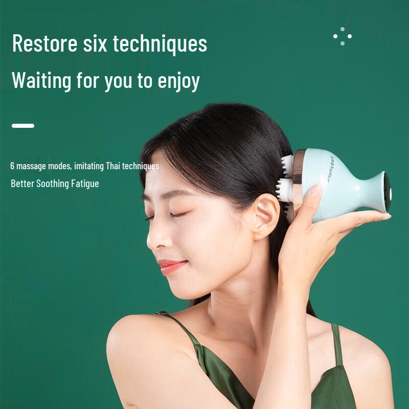 Royalstar Wireless Silicone Head Massager CN Plug (adapter Included)