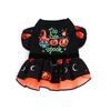 Pet Dog Dress Costume Halloween Christmas Festival Party Pumpkin Witch Princess Style Cotton Winter