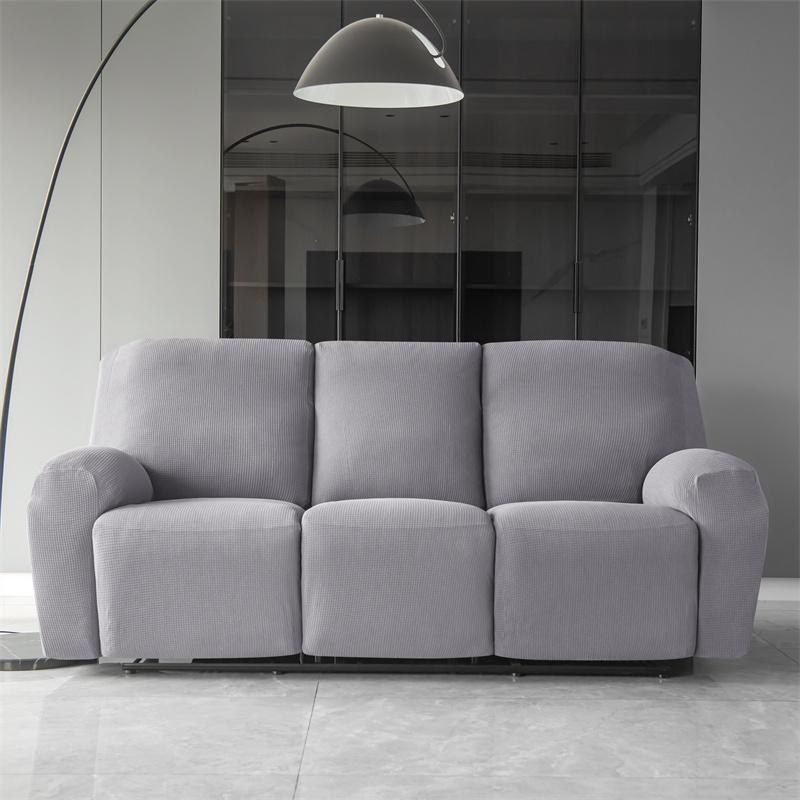 1 /3 Seater Water Repellent Polar Fleece Recliner Sofa Cover Elastic Relax Armchair Cover Stretch Lazy Boy Reclining Chair Cover