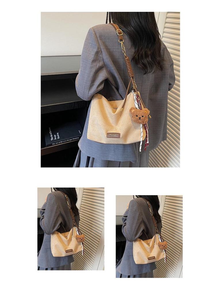 2025 Minimalist Retro Suede Crossbody Shoulder Bag for Women