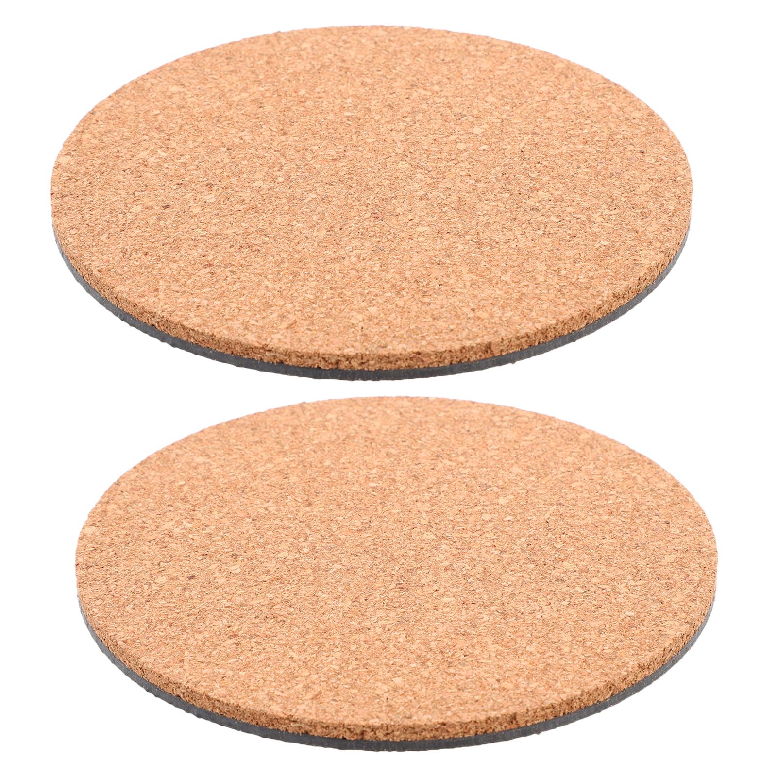 

2pcs Round Flowerpot Tray Cork Plant Saucer For Home Garden Protection Non-Slip Potted Plant Cushion Flowerpot Water Trays хакі