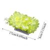 Elegant Sweet Flowers Hairpin Headwear Plastic Floral Hair Comb Thai Style Cloth Chignon Hair Clips Water Splashing Festival