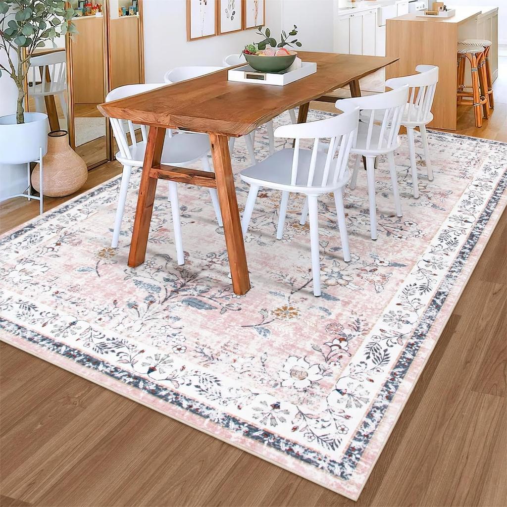 Vintage Persian Large Carpet Living Room End Table Mat Ethnic Style Study Bedroom Decorated Home Crystal Velvet Carpet