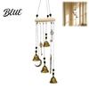 Retro Wind Chime for Home Decor Witch Bell with Keys Vintage Outside Hanging Chime Soothing Sound Handmade Decorative Patio Balcony Yard,