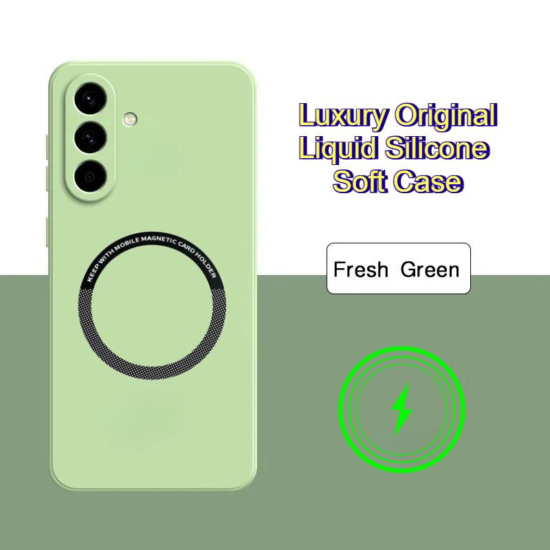 Luxury Original Liquid Silicone Soft Case For Samsung A57 A37 A17 A07 A56/36/26/16/06 A55/35/25/15/05S S26 S25 Ultra Plus Cover
