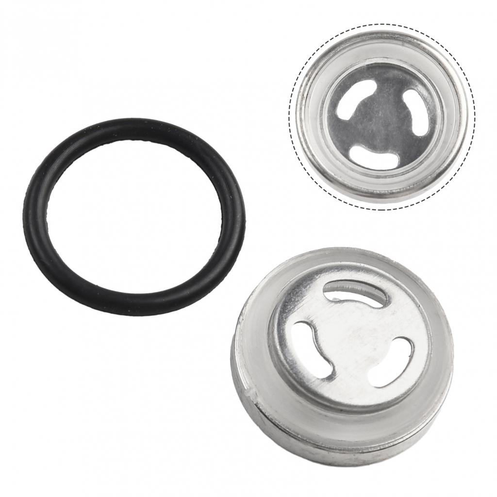 Sight Glass Rubber Gasket Silver Bike Brake Master