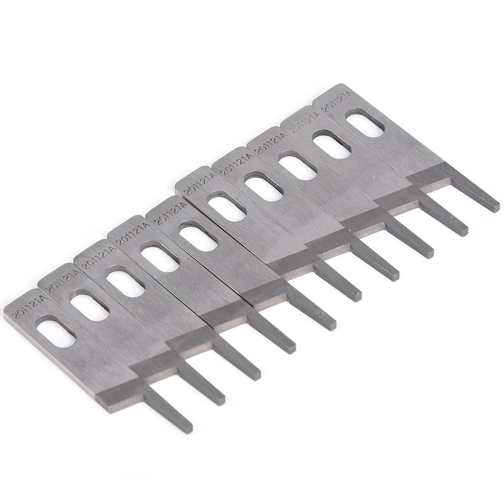 10Pz Kit di Ricambio Lama Superiore in Acciaio Accessori Macchina da Cucire Industriale 201121A