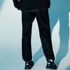 Li Ning Artist DFT Collaboration Collection, Straight Fit Mid Rise Fleece Lined Casual Pants Men's Black AKXR589-1