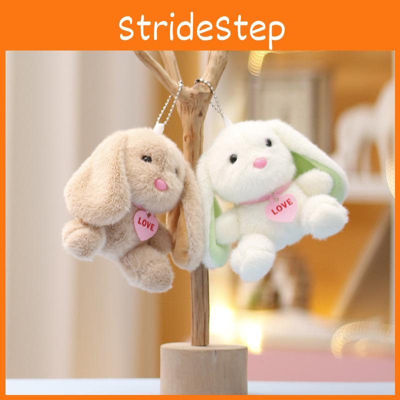 Rabbit Cute Keychain Cartoon Girl Backpack Decorative Pendant Plush Gift Doll