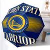 Printed Golden State Warriors logo Folding Umbrella,Outdoor,Leisure,And Travel Umbrella,Durable Umbrella Fabric,Birthday And Holiday Gift