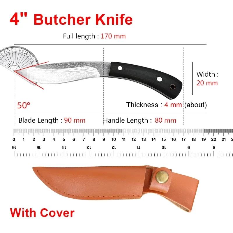 

Универсальный нож Кухонный нож-тесак Нож из нержавеющей стали для обвалки Фрукты Овощи Рыба Барбекю Ножи для мяса Кухонные инструменты для резки