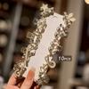 1/4/10PCS  alloy rhinestone hair clips, fashionable small grab hair accessories