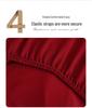 Solid Color Foldable Armless Sofa Bed Cover