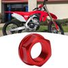 Motorcycle Front Wheel Axle Nut Screw Nut M16x1.5 Wheel Axle Nuts Aluminum Replacement for CRF250R/CRF450R/CRF250RX/CRF250X/CRF450X/450RX (Red)