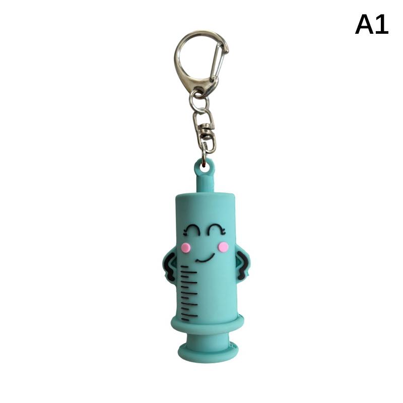1PC Glass Bottle open Ampoule Bottle Opener Keychain Rubber Cutter Aid Medication Vial Breaker Tool For Home Nurses Doctor Tool1