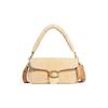 COACH Pillow 26 Detachable Charm Buckle Closure Shearling Hand Crossbody Shoulder Bag Women's Yellow