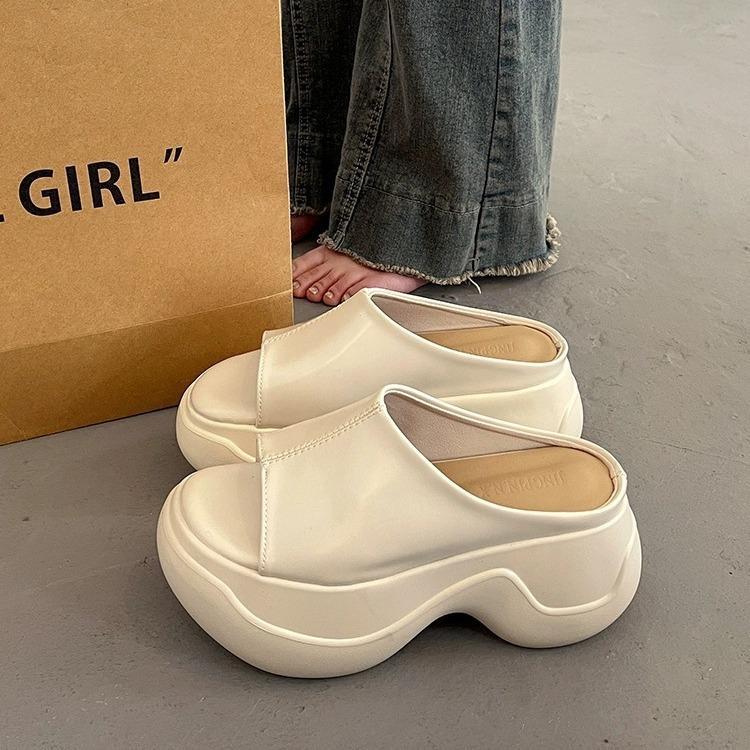 

Garoya with skirt platform slippers women s fashion and high-end 2024 new models go out to increase the height of the slope heel sandals 35 чёрный