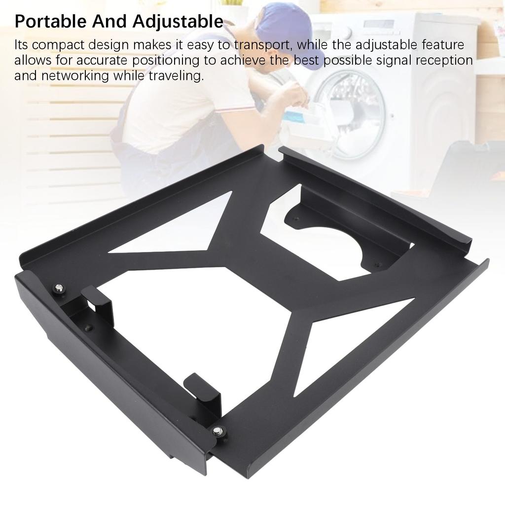 Satellite Car Mount 4 Strong Suction Cups Aluminium Alloy Compact Satellite Car Window Mount for RV Boats