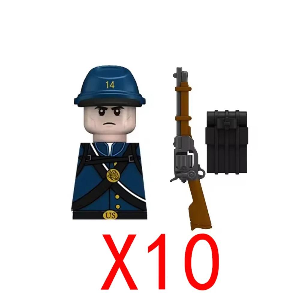 Medieval Military Building Blocks Solider Figures Gifts Weapons Shields Helmets Lionheart Teutonic Knights Militiaman Farmer MOC