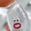 10Pcs Mini Cartoon Expression Stress Ball Anxiety Relief Clear Ball Squeeze Toy Sensory Ball Fidget Desk Toy Party Favors