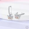 Sweet 925 Silver Ladybug Butterfly Dragonfly Iris Flower Design Earrings Fit Wedding Parties Exquisite Jewelry