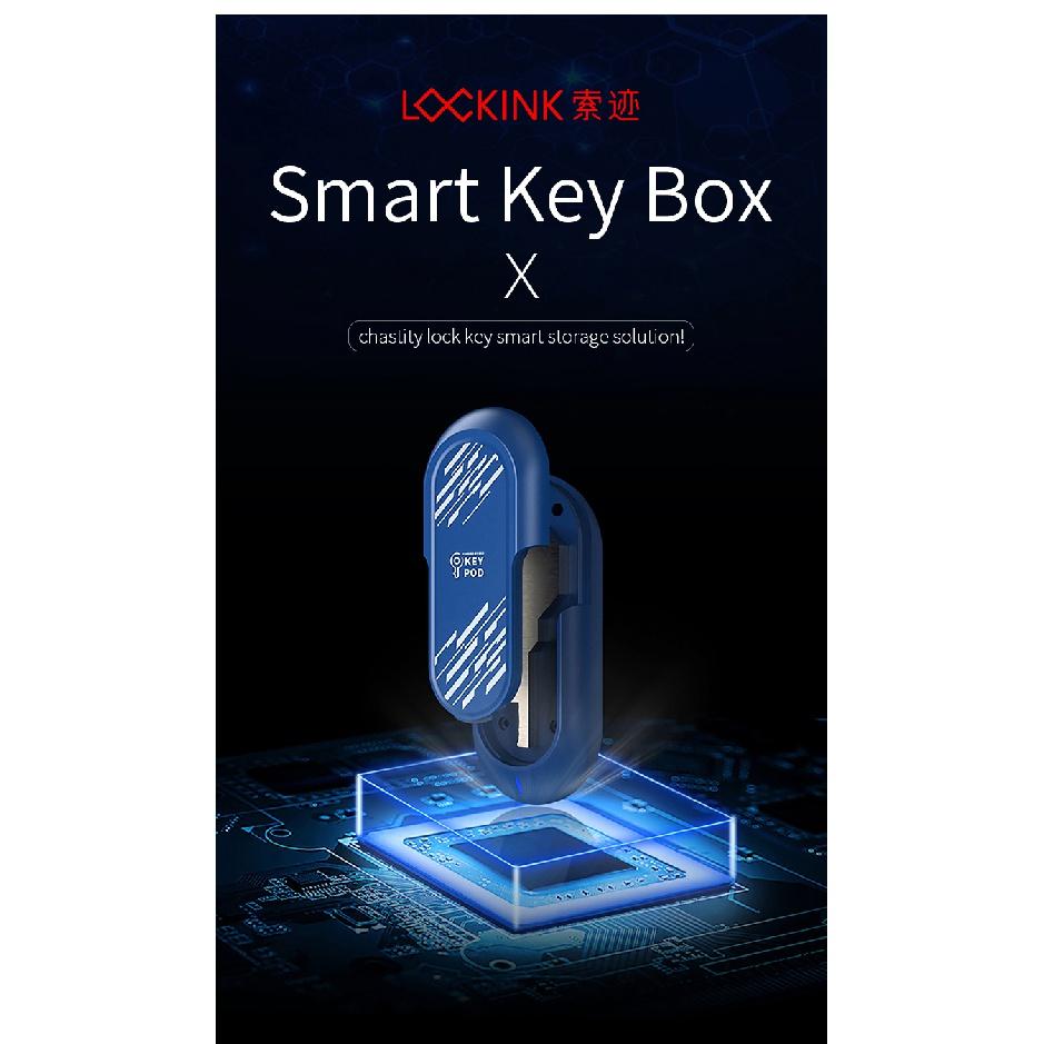 LOCKINK Remote Key Safe Deposit Box App Intelligent Control Chastity Cage Couples Cb Penis Confinement Lock Adult Sex