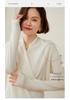 Elegant Slim-Fit Cross V-Neck Cashmere Knit Sweater - Women's Autumn Solid Color Pullover