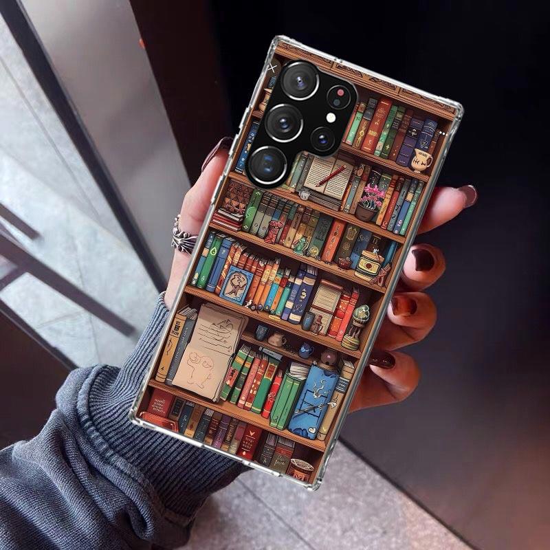 Lies Bücher Illustration Lesen Handyhülle Für Samsung Galaxy S23 S24 S25 Edge S26 Ultra S22 + S21 Plus S20 FE Hülle Silikon Pr