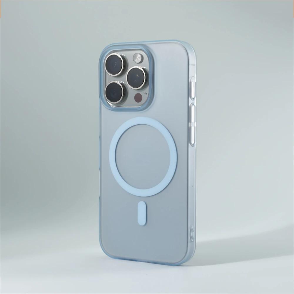 1.0 MM Ultra Thin Matte Hard PC Translucent Case For iPhone 17 16 15 14 13 12 Pro Max Magsafe Magnetic Wireless Charge Cover