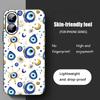 Blue Evil Eye Popular pattern Phone Case For iPhone 17 16 15 14 13 12 11 X XR XS 8 Plus Mini Pro Max Soft black Shockproof Cover