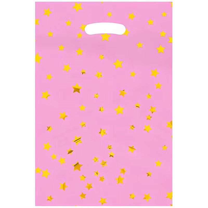 Medium Solid Color Star Party Favor Aluminum Foil Candy Bag