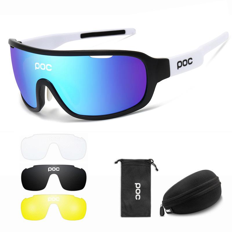 POC DO BLADE 4-Linsen-Set Vollrahmen-Radsportbrille Sport Outdoor Fahrradbrille Radfahren