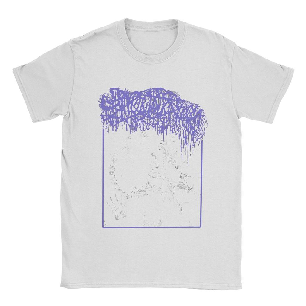 Men's T-Shirt Sanguisugabogg Vintage 100% Cotton Tees Short Sleeve Band T Shirts Round Collar Clothes 4XL 5XL 6XL