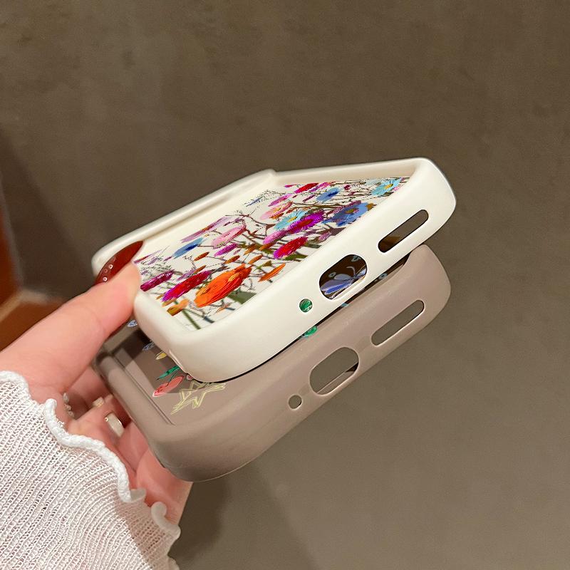 Vivid Flower Pattern Soft Matte Phone Case For Google Pixel 9 Pro XL 8 Pro 8A Rose Floral Print Shockproof Lens Protection TPU Bumper Cover