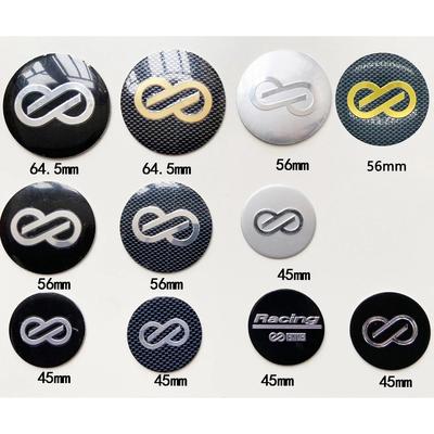 4pcs/lot 45mm 56mm 65mm Car Wheel Center Hub Cap Badge Stickers