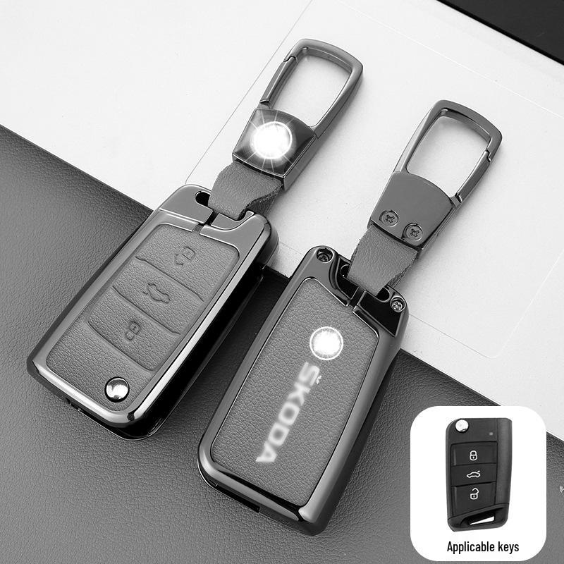 Skoda Key Cover for 23 Models: Octavia, Rapid, Superb, Fabia, Karoq, Spaceback, Hao Rui, Kodiaq, Kamiq