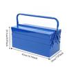 Metal Tool Box Large Storage Tools Box On-Board Storage Repair Chest  Electrician Repair
