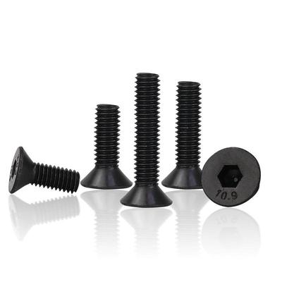 Hexagon Countersunk Head Screws - M2-M16, Grade 10.9, DIN7991, High-Strength Flat Head Bolts