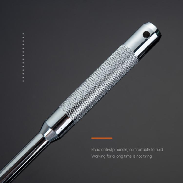 2 in 1 Flexible Head Wrench Steel Industrial Ratcheting Wrench Polishing Flexible Head Ratchet Combination Wrench