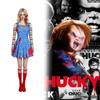 Childs Play Chucky Cosplay Dress With Polyester Fabric For Halloween Costumes