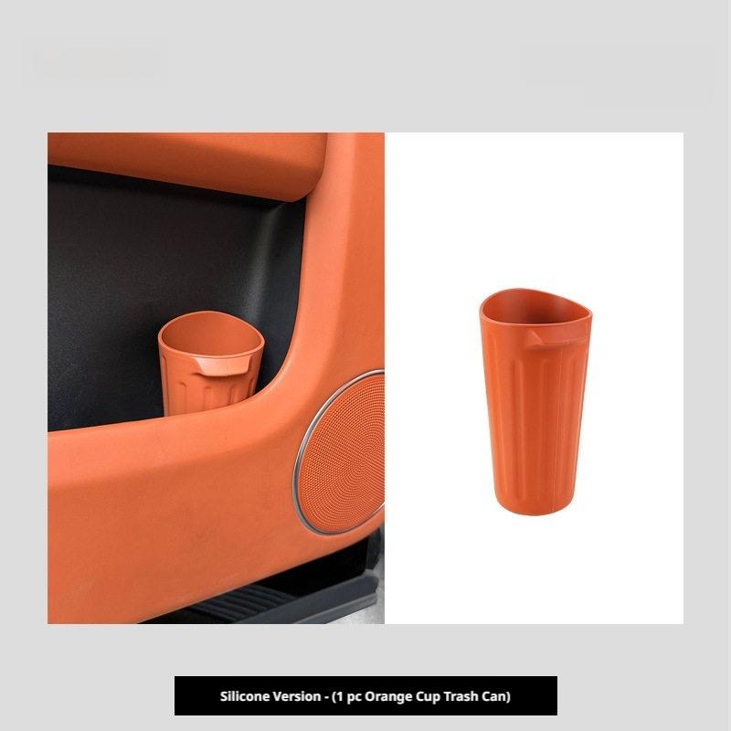 SEAMETAL Car Water Cup Holder Silicone Trash Bin Car Door Umbrella Storage Bin Interior Accessories for Truck SUV Sedan Vehicle