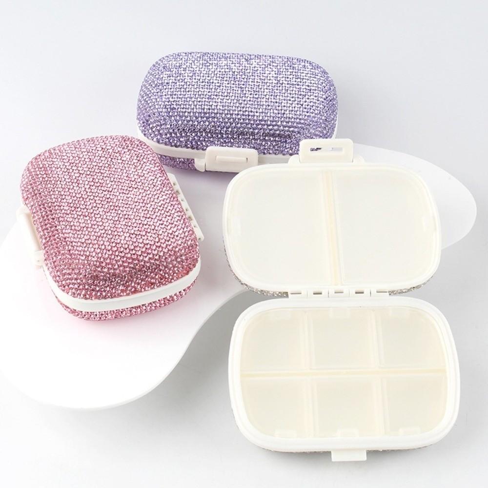 New Portable Pill Case Multi-function with 8 Compartments Pill Organizer Waterproof Medicine Dispenser