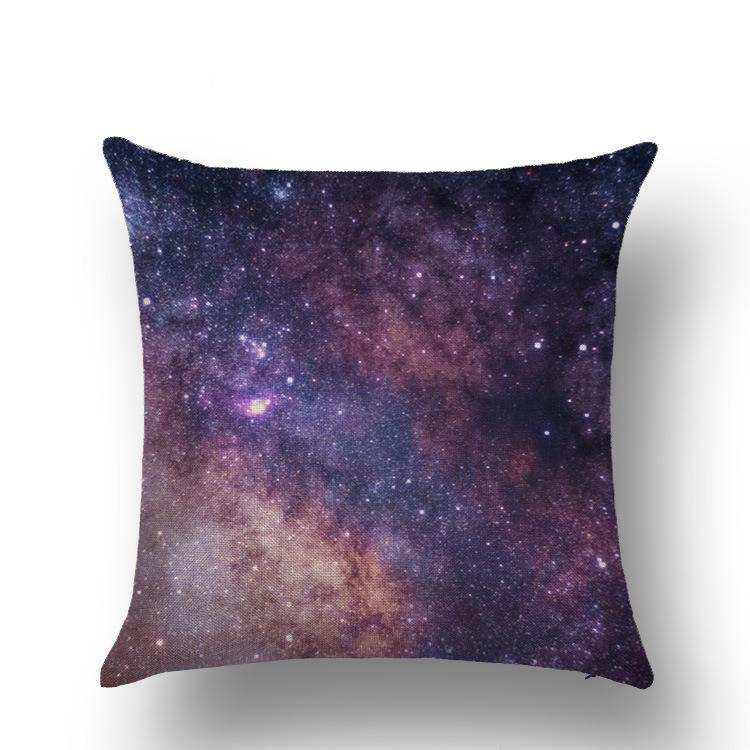 Purple Cartoon Modern Simple Linen Pillow Cover  Office Home Car Pillow Cover Premium Durable Quality