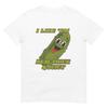 I like em real thick and juicy Grafik-T-Shirt, Schmutziges ungezogenes Gurken-Design-Shirt, Perfektes Party- oder Scherzgeschenk für Sie und Ihn