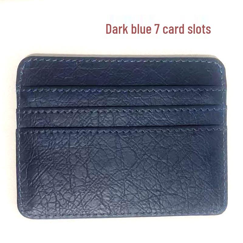 

Men s PU Leather Card Holder Wallet with LOGO Printing & Large Capacity, ID Holder, Mixed Cards Support