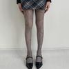 Sexy Retro-Style Fishnet Stockings With Openwork Floral Patterns Thin Pantyhose