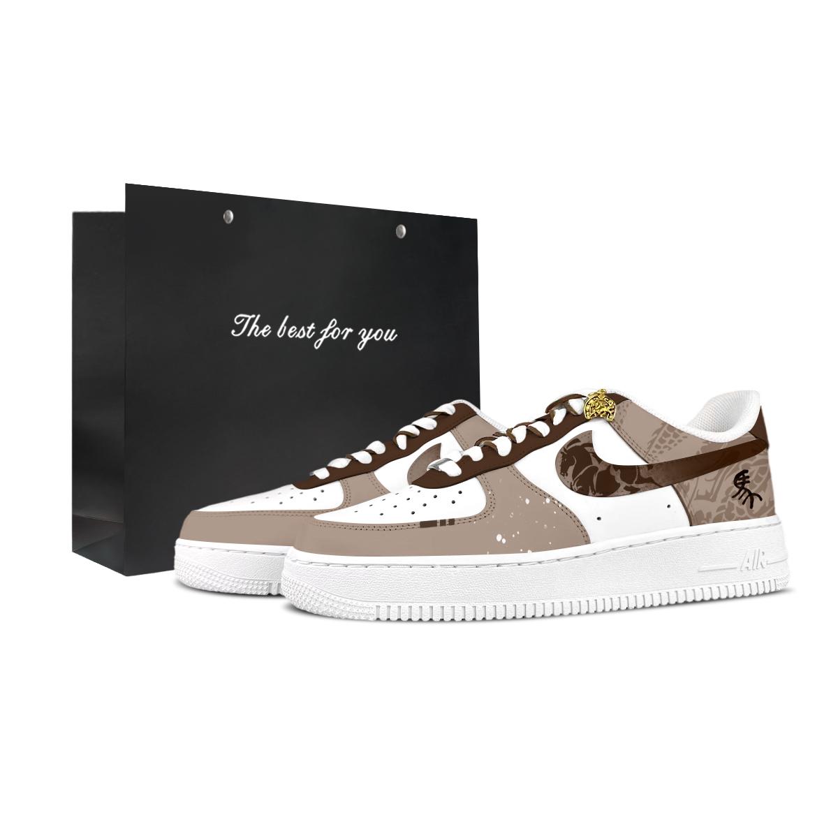 

Nike Air Force 1 BNK Sand Gallop Low top Skateboard Shoes Unisex Coffee CW2288-111(Team1771-SBOX) 44.5