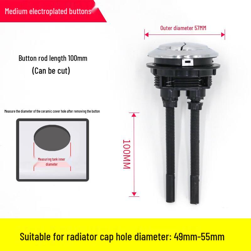 LANGZHIWEN Dual Flush Toilet Tank Button