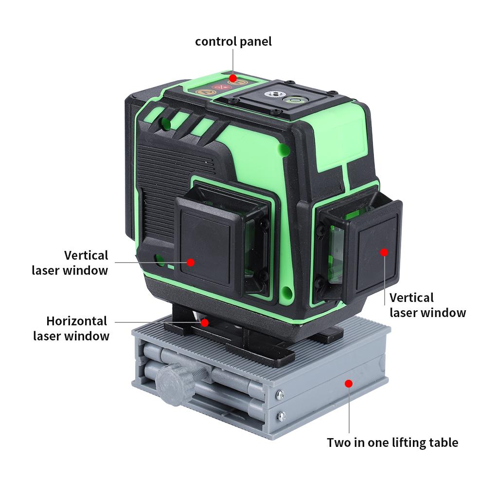Level Meter Auto Leveling Measure Tool Rotary Leveler Construction Outdoor Indoor Leveling Tool