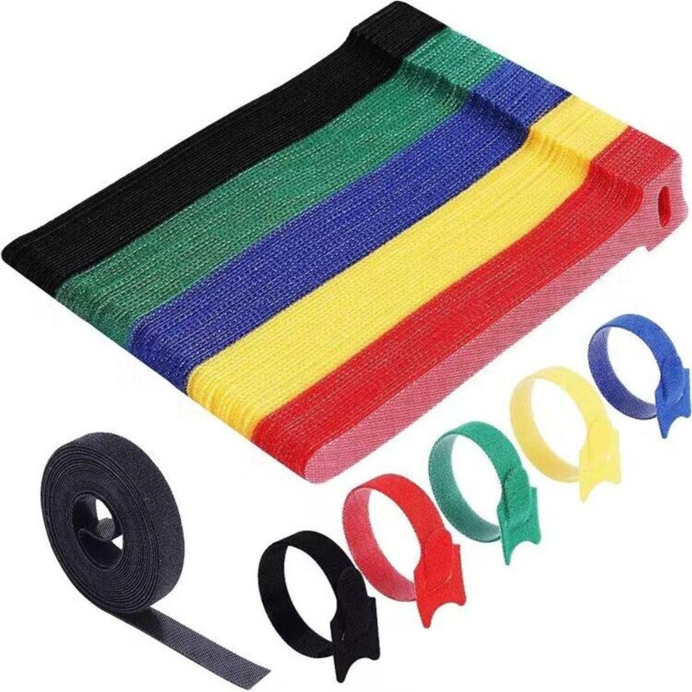 50Pcs 150mmx12mm Cable Ties T-shaped Cable Management Ties Portable Cable Organizer  Home